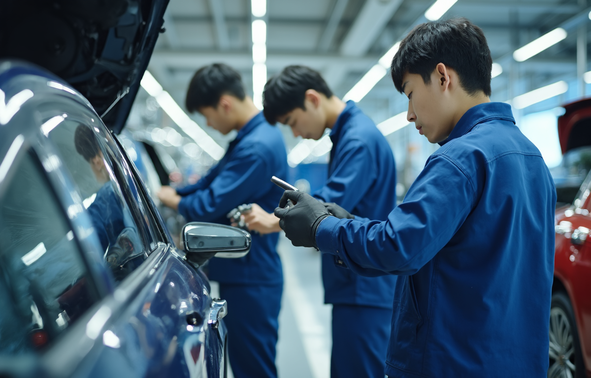 自動車整備士専門学校のコースと校舎紹介