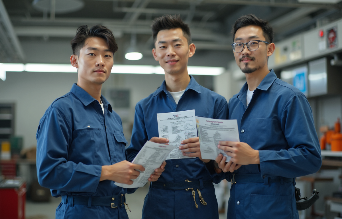 車整備士資格の種類とその特徴【1級・2級・3級の違い】